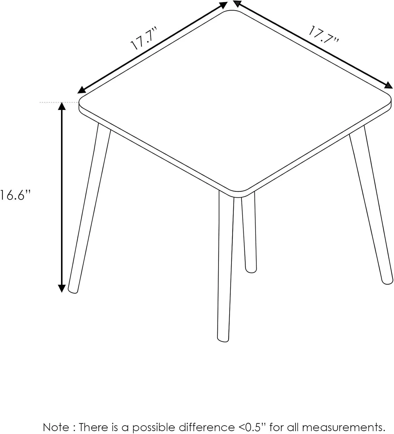 Furinno Decorative Hallway End Table, Set of 2, Oak
