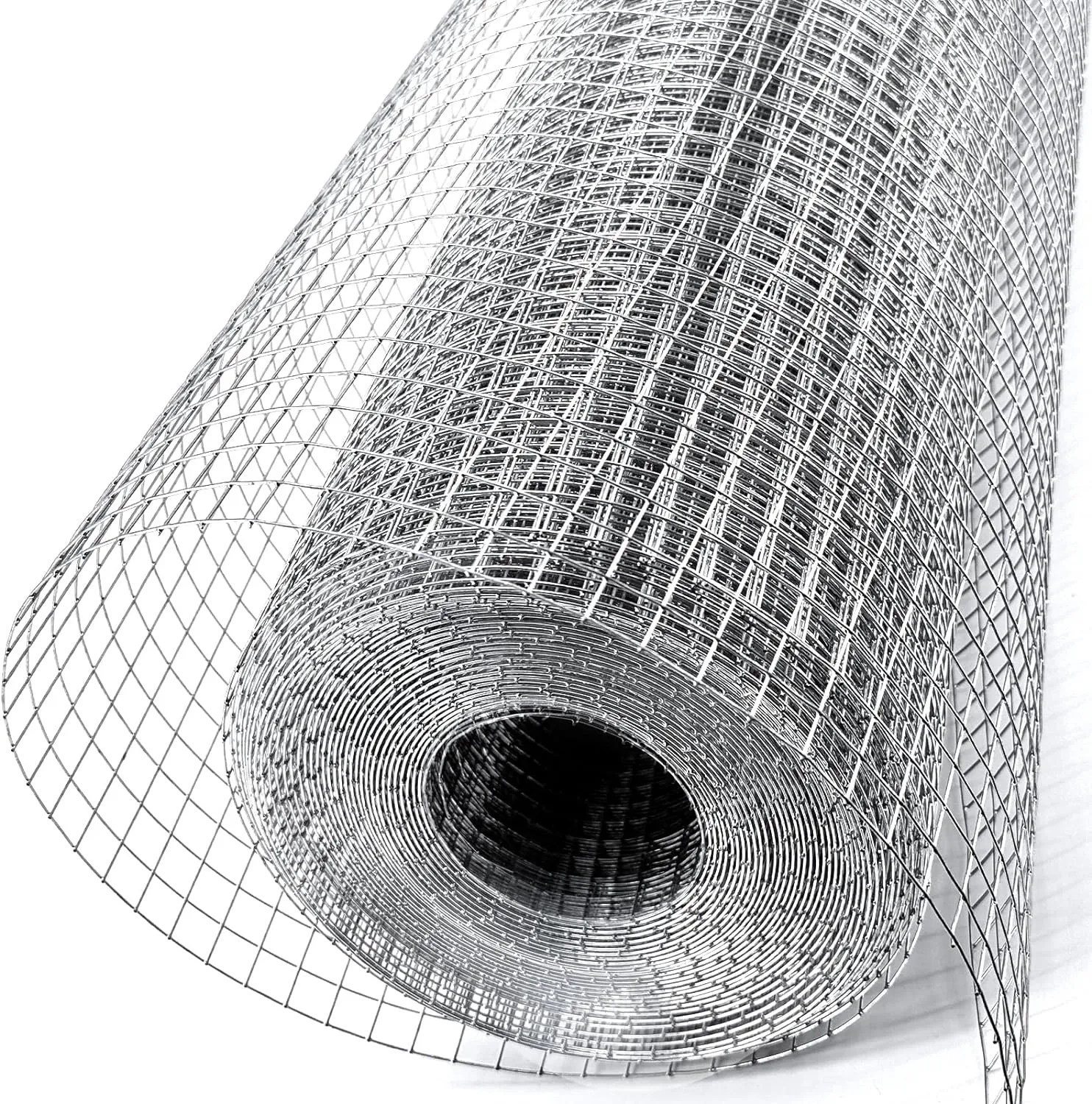 Galvanized Hardware Cloth 1/4 inch 48 x 100 ft 23 Gauge, Rust-Resistant Chicken Wire Mesh Roll for Reliable Garden Fencing, Snake Fence, and Gopher Barrier Solutions