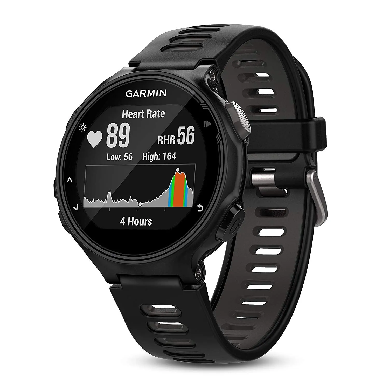 Garmin Forerunner 735XT GPS Running Watch with MultiSport Features and Wrist-based Heart Rate and Wearable4U Ultimate Power Pack Bundle