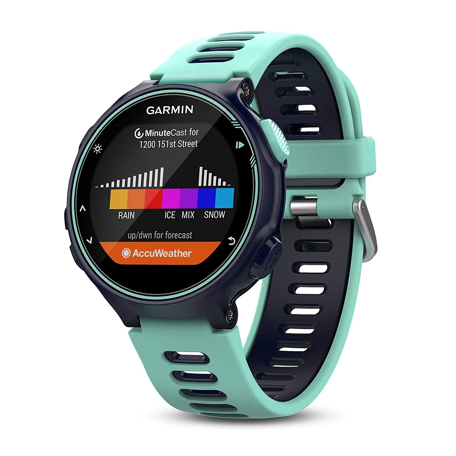 Garmin Forerunner 735XT GPS Running Watch with MultiSport Features and Wrist-based Heart Rate and Wearable4U Ultimate Power Pack Bundle