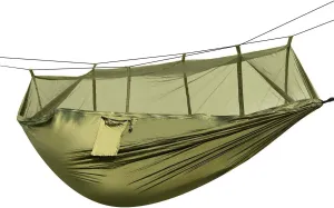 Global Phoenix 600lbs Load 2 Persons Hammock with Mosquito Net | Army Green