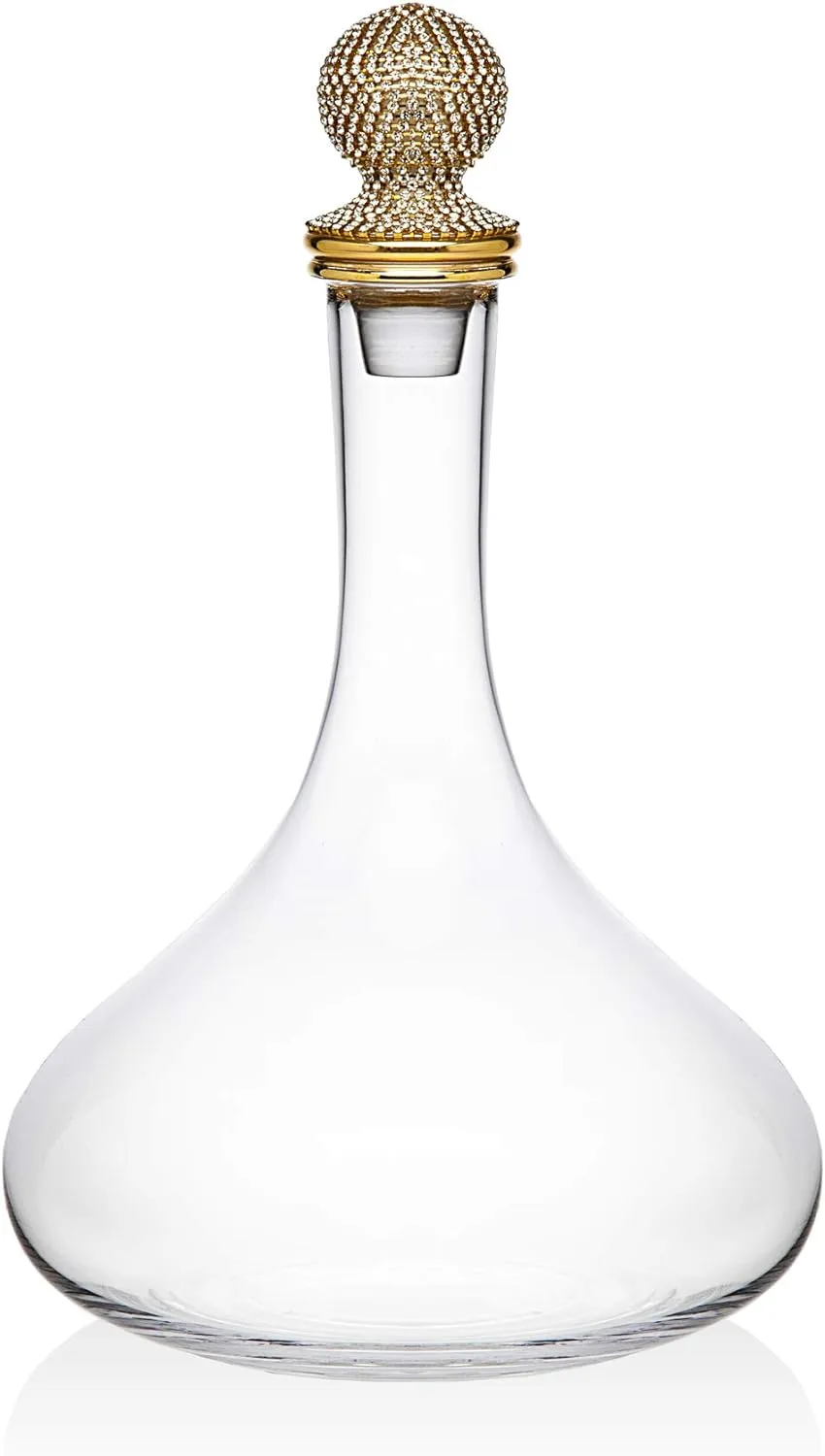 Godinger Whiskey Decanter for Liquor Bourbon Wine - Pave Collection