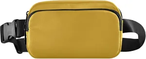 Goldenrod Fanny Belt Bag Waist Packs Crossbody Bags Bum Bag for Running Hiking Travel Workout Adjustable Strap for Women Men