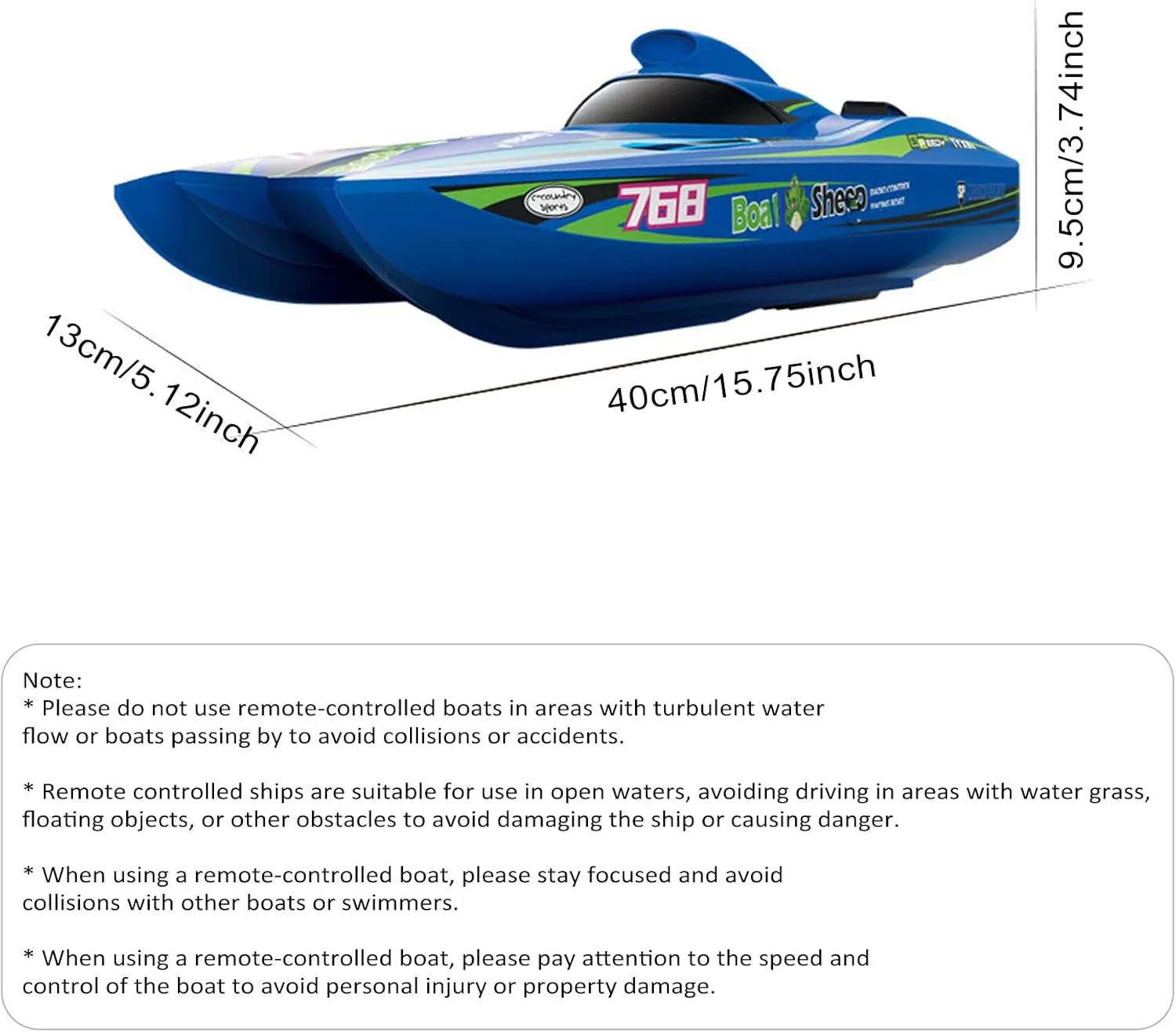 GoolRC Remote Control Boat 2.4GHz High Speed 30km/h Brushless Turbojet Speedboat Remote Control Ship Cooling Waterproof Low Battery/Over Distance Reminder 2 Battery