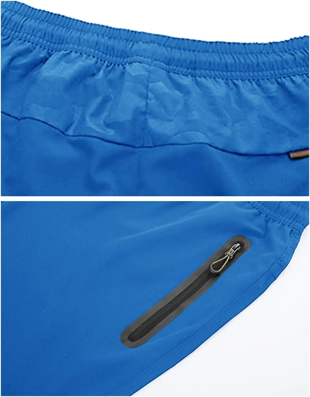 Gopune Men's Lightweight Hiking Running Sweatpants Quick Dry Outdoor Athletic Casual Pants with Zipper Pockets