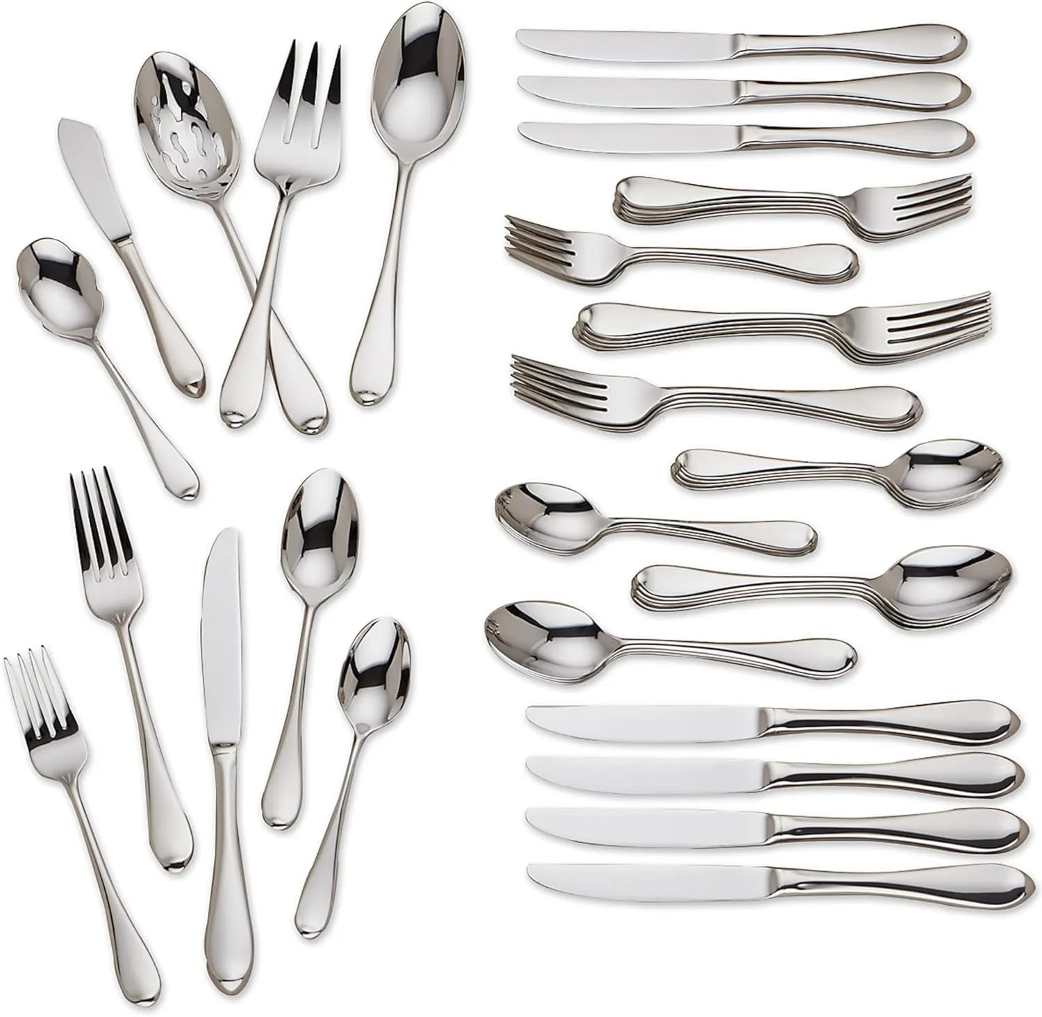 Gorham 846855 Studio 45-Piece Flatware Set