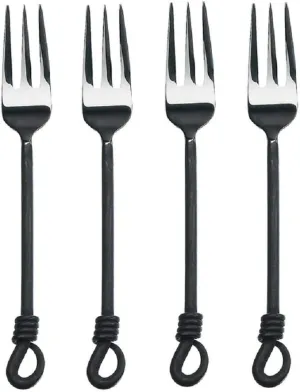 Gourmet Settings (GS) Twist & Shout 7 1/2" Salad Fork (Set of Four)