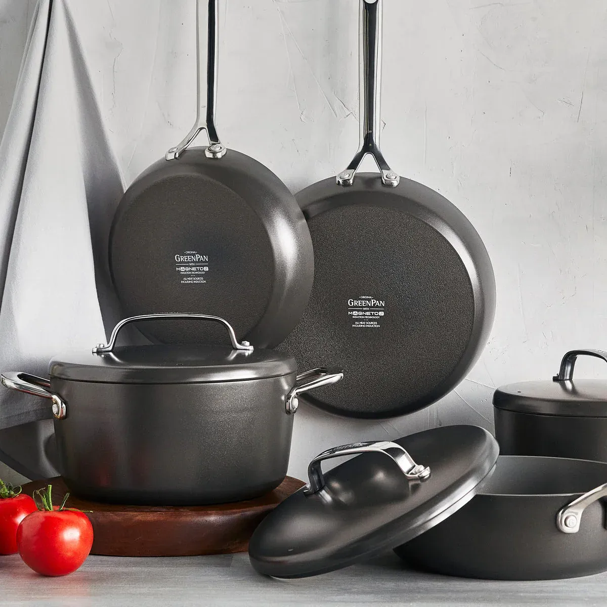 GP5 11 PC GREEN PAN COOKWARE SET