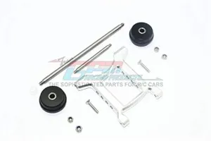GPM for Arrma Big Rock Crew Cab 4X4 BLX Upgrade Parts Aluminum Rear Adjustable Wheelie - 1 Set Silver