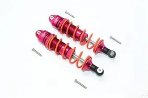GPM for Arrma Nero 6S BLX (AR106009, AR106011) & Fazon 6S BLX (AR106020) Upgrade Parts Aluminum Front/Rear Adjustable Dampers 110mm - 1Pr Set Red