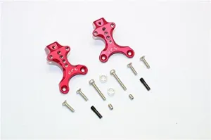 GPM For Thunder Tiger Kaiser XS Upgrade Parts Aluminum Front/Rear Adjustable Shock Mount - 2Pcs Set Red
