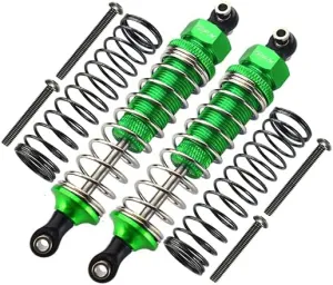 GPM for Traxxas TRX-4 Trail Defender Crawler/TRX-6 MERC-Benz G63 Upgrade Parts Aluminum Front/Rear Adjustable Spring Dampers - 1Pr Set Green