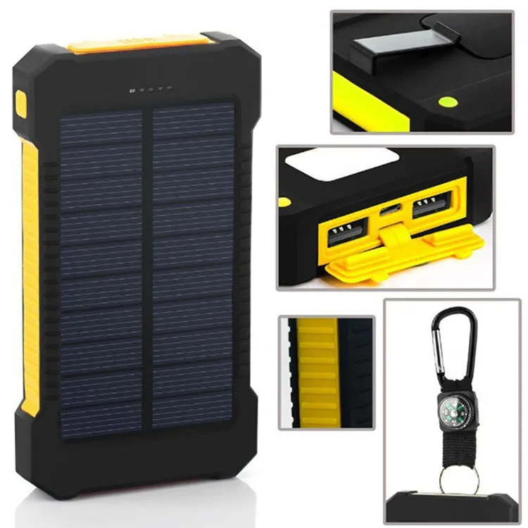 GRAHAM - 10 000mAh Solar Power Bank