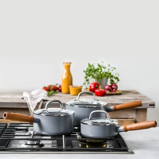 GreenPan Mayflower Pro Saucepan Set 3-Piece CC005410-001