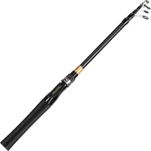 GRFIT Fishing Rod Portable Telescopic Rod 1.8M/2.1M/2.4M Ultralight Carbon Fiber Fishing Rod Fishing Rod with Lure Fishing Tackle Portable Fishing Rod