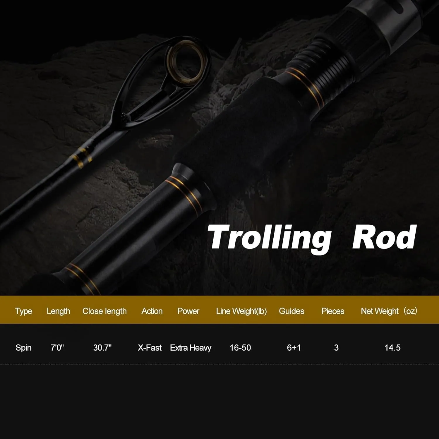 GRFIT Fishing Rod Rod 1.8m 2.1m 3 Sections Hard 24T Carbon Fiber Ultralight Travel Rod X-Fast Ocean Boat Fishing Rod Portable Fishing Rod