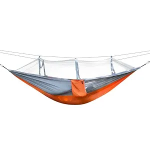 Hammock 260x140cm Camping With Mosquito Net Nylon, Hanging Bed, Sleeping Swing