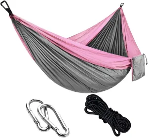 Hammock Camping Hammock - Large Double Parachute Hammock Lightweight Nylon Mens Womens Kids, Camping Accessories Gear Swing