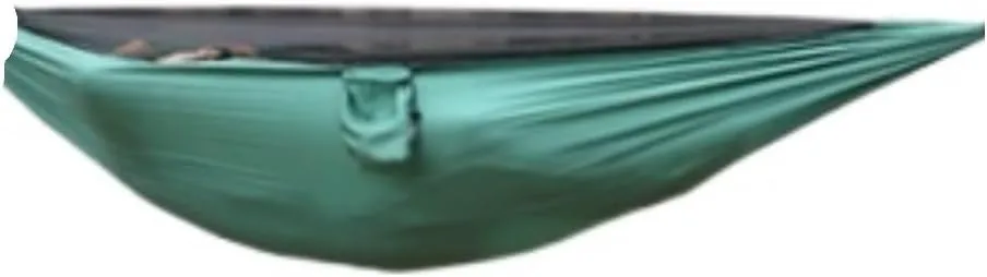 Hammock Mosquito Net Hammock Outdoor Nylon Double Hammock Encrypted Mesh Automatic Quick-Open Mosquito Net Hammock Hammocks for Outside(Green)