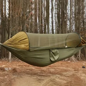 Hammock with Built-In Mosquito Net - Perfect for Outdoor Camping, Backpacking & Hiking