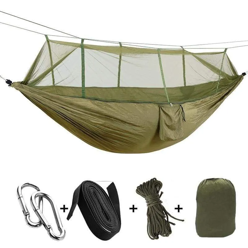 Hammockee - Camping Hammock with Mosquito Net