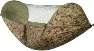 Hammocks Automatic Quick-Opening Mosquito Net Hammock Camping Outdoor Sunshade Anti-Mosquito Hammock Tent Indoor Swing Camping Hammocks(A)
