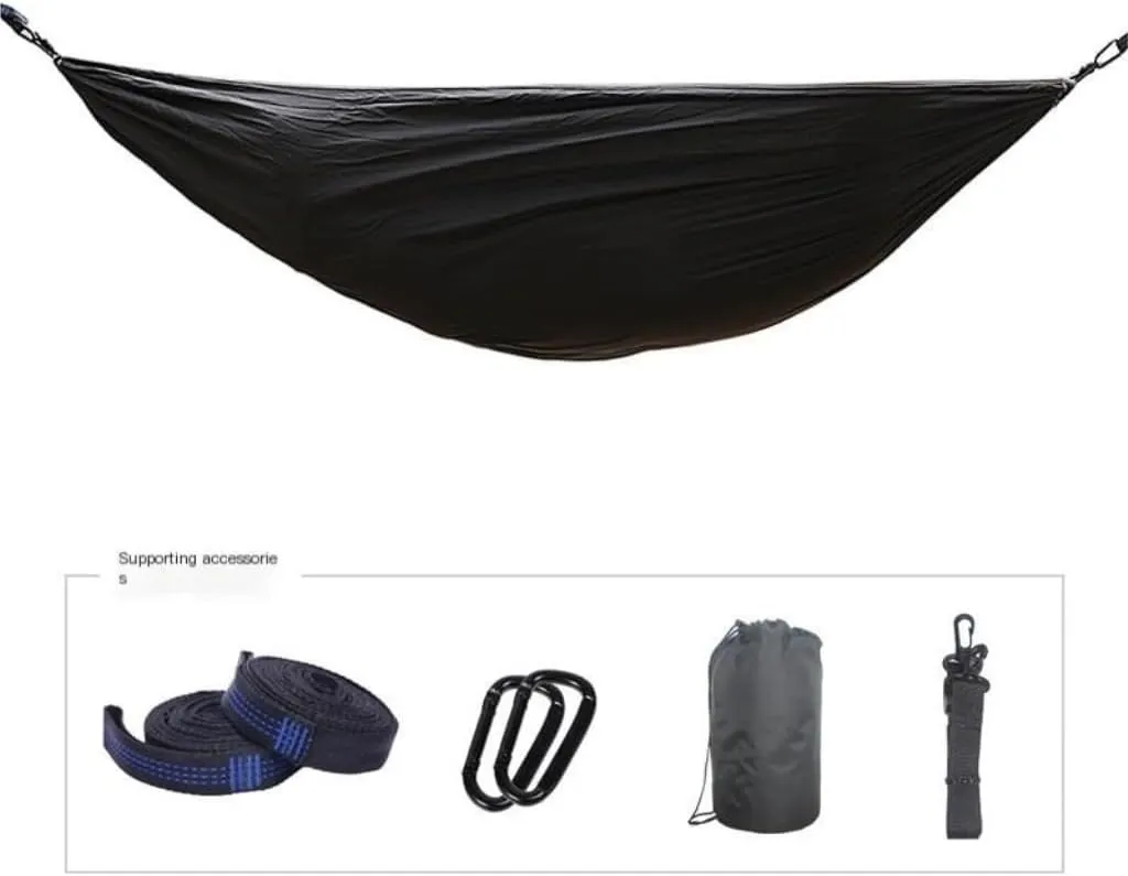 Hammocks Canopy Mosquito Net Hammock Set Tent Parachute Cloth Camping Automatic Anti-Mosquito Mosquito Net Hammock Camping Hammocks(A)