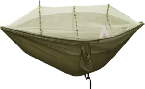Hammocks Hammock Outdoor Camping Anti-Mosquito Outdoor Camping with Mosquito Net Breathable Hanging Tree Tent Camping Hammocks(D)