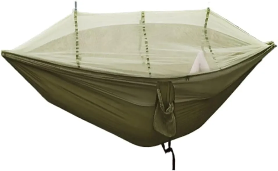 Hammocks Hammock Outdoor Camping Anti-Mosquito Outdoor Camping with Mosquito Net Breathable Hanging Tree Tent Camping Hammocks(D)