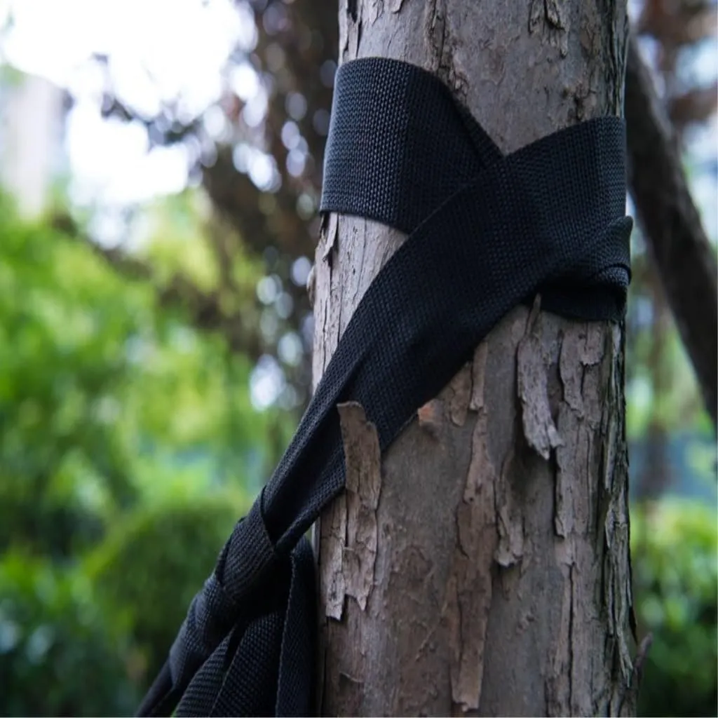 Hammocks Mosquito Net Hammock Double Outdoor Anti-Mosquito Parachute Cloth Swing Outdoor Sleeping Hanging Tree Camping Camping Hammocks(Orange)