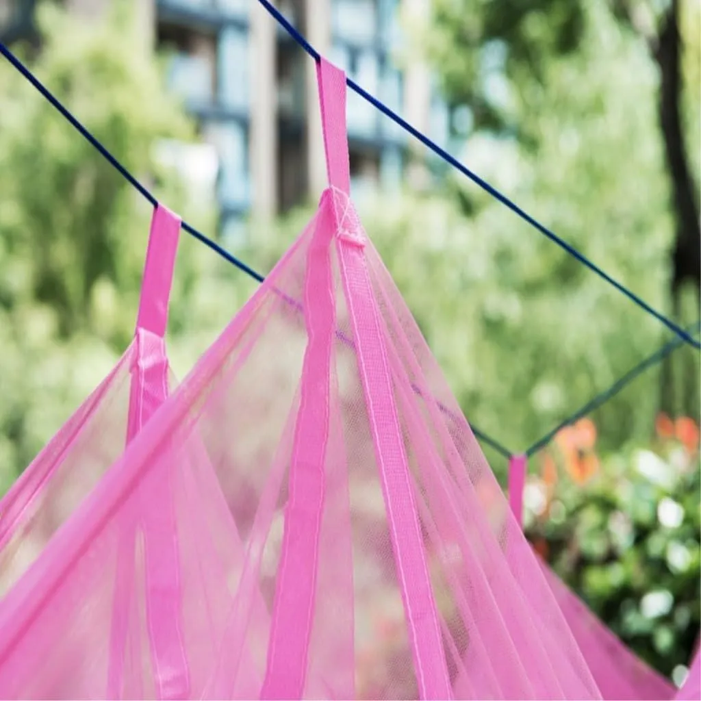 Hammocks Mosquito Net Hammock Double Outdoor Anti-Mosquito Parachute Cloth Swing Outdoor Sleeping Hanging Tree Camping Camping Hammocks(Orange)