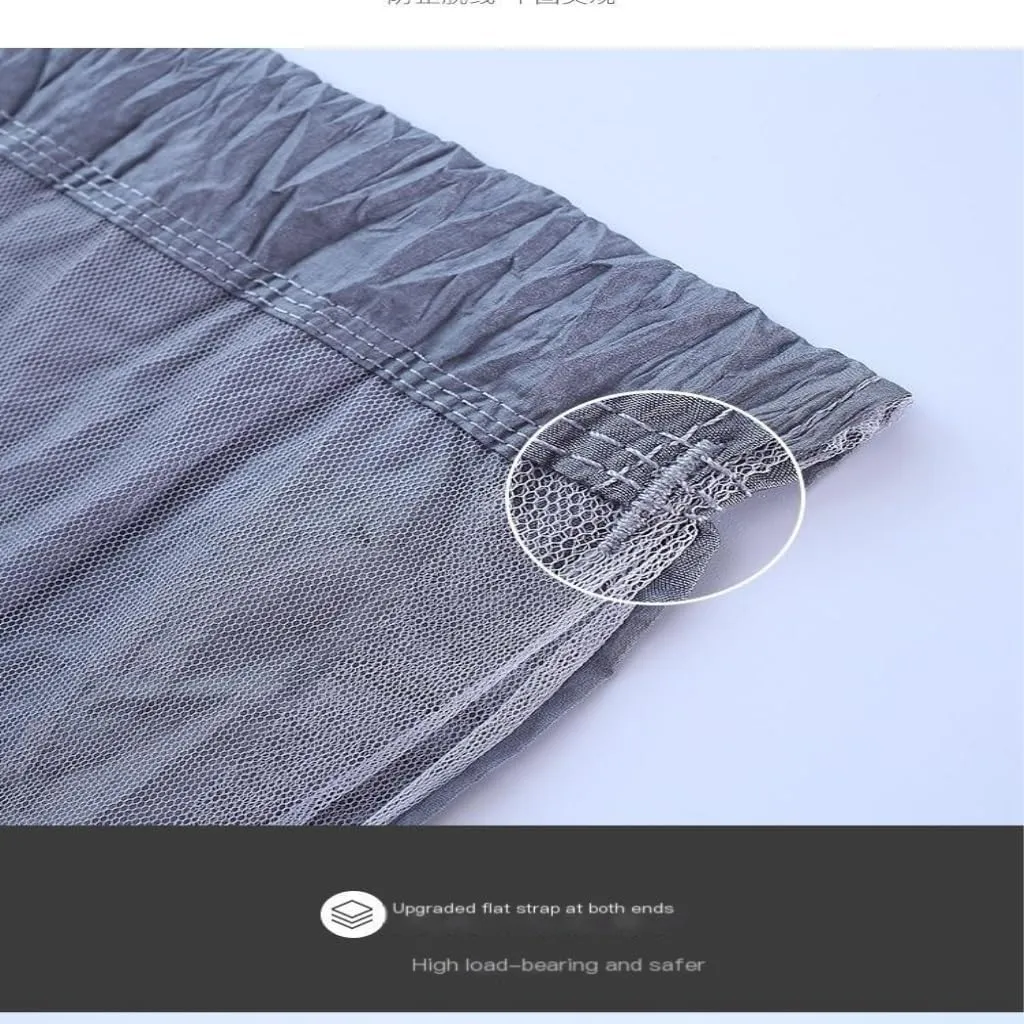 Hammocks Outdoor Camping Mosquito Net Hammock Nylon Parachute Cloth Hammock with Mosquito Net Outdoor Swing Hammock Camping Hammocks(C)