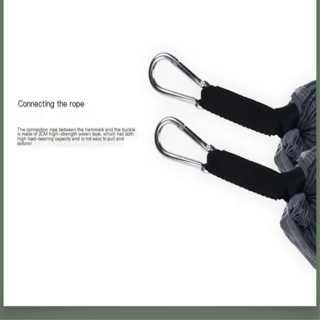 Hammocks Outdoor Mosquito Net Hammock Anti-Mosquito Anti-Rollover Nylon Camping Outdoor Portable Swing Hammock Camping Hammocks(Purple)