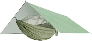 Hammocks Outdoor Mosquito Net Hammock Anti-Mosquito Canopy Tent Set Waterproof Portable Sunshade Camping Outdoor Camping Hammocks(Green,Large)
