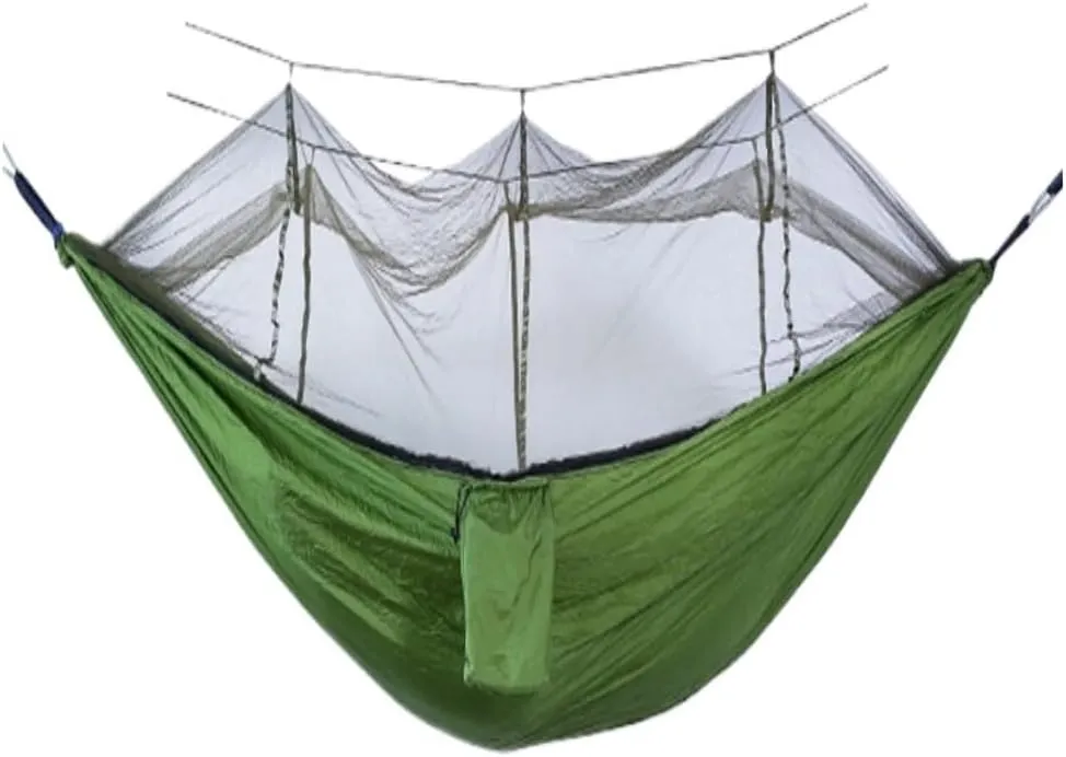 Hammocks Outdoor Portable Camping Single Double Mosquito Net Hammock Anti-Mosquito Camping Mesh Mosquito Net Hammock Camping Hammocks(A)