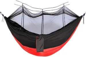Hammocks Outdoor Portable Camping Single Double Mosquito Net Hammock Anti-Mosquito Camping Mesh Mosquito Net Hammock Camping Hammocks(J)