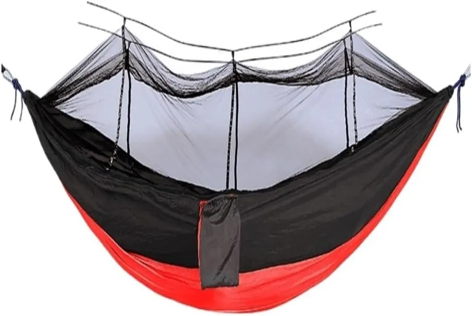 Hammocks Outdoor Portable Camping Single Double Mosquito Net Hammock Anti-Mosquito Camping Mesh Mosquito Net Hammock Camping Hammocks(J)