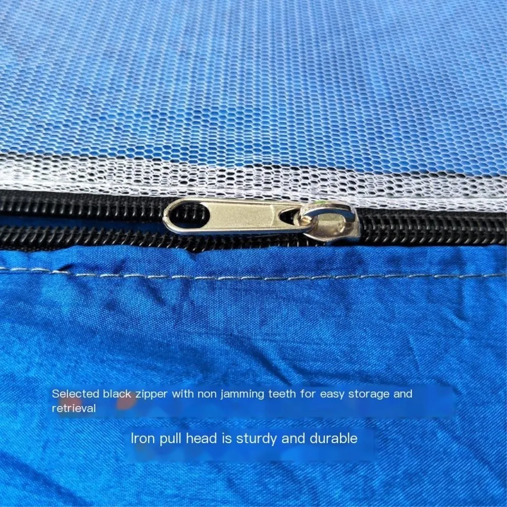 Hammocks Quick-Open Mosquito Net Hammock Outdoor Anti-Rollover Single and Double Outdoor Camping Anti-Mosquito Camping Hammocks(Blue)