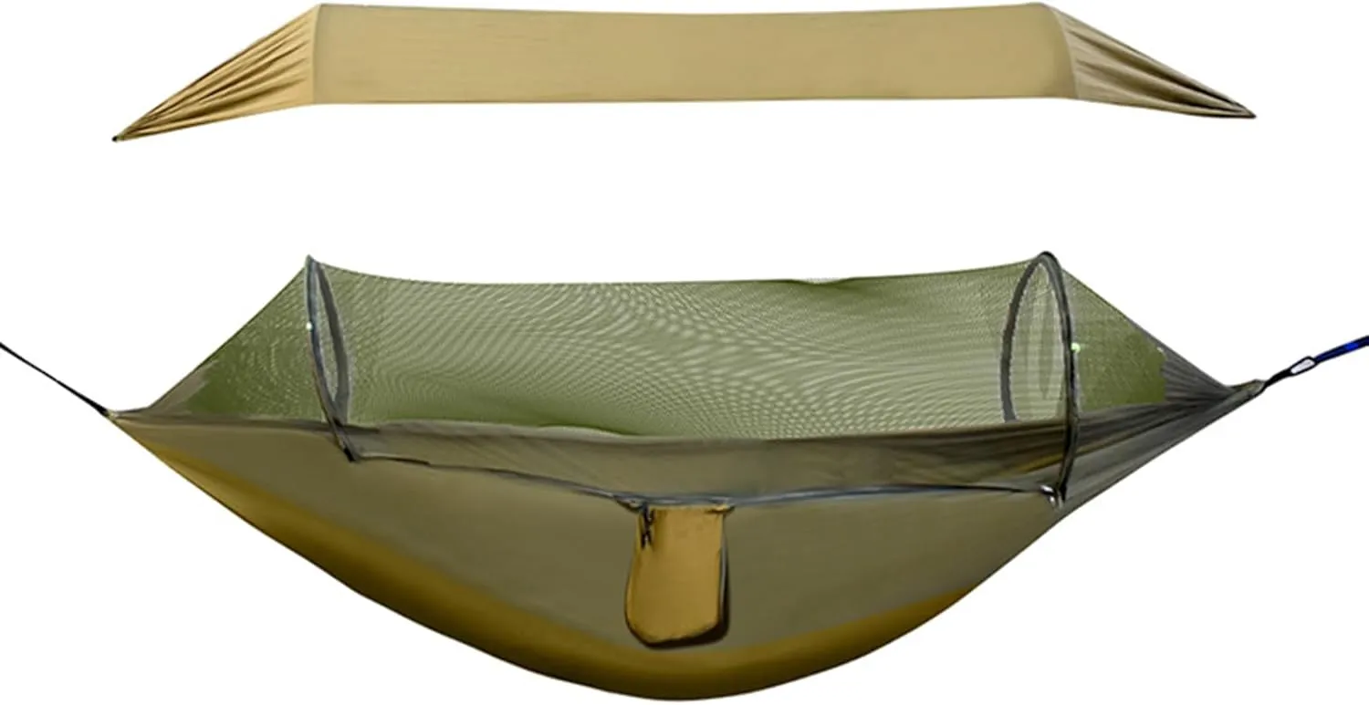Hammock,YIWENG Waterproof Camping Hammock Portable Hanging Hammock with Mosquito Net for for Outdoor Backpacking