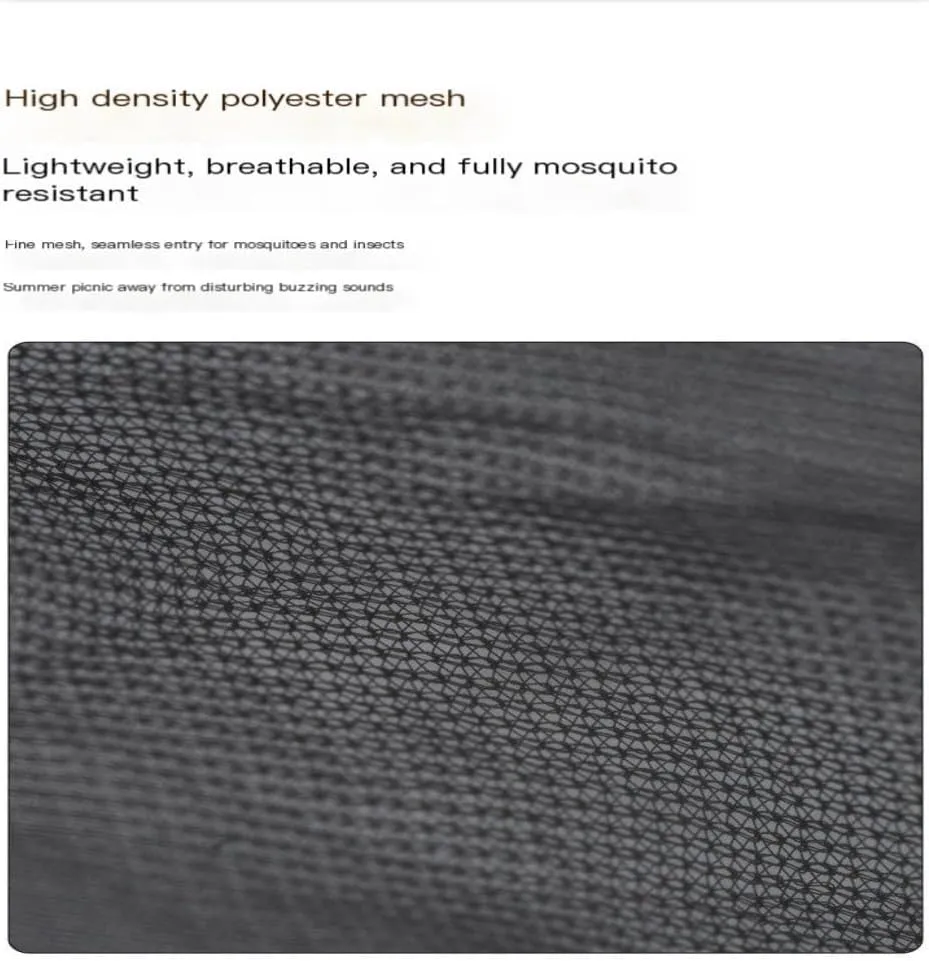 Hamock Anti-Mosquito Hammock Portable Outdoor Camping Anti-Rollover Summer Mosquito Net Camping Adult Swing Hanmock