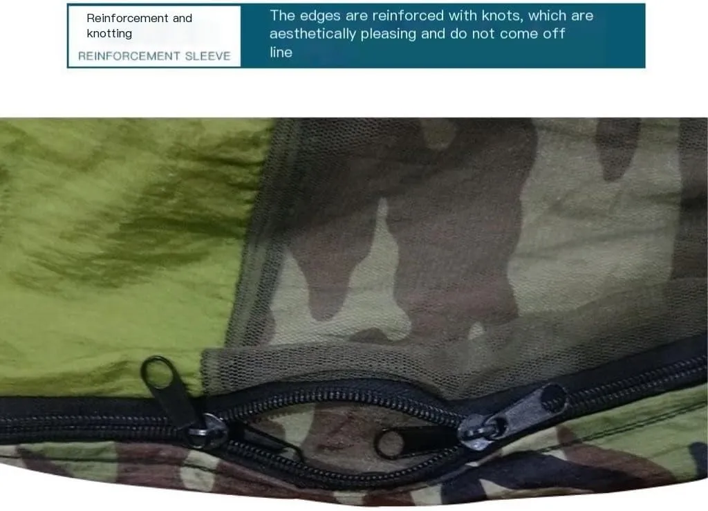Hamock Canopy Mosquito Net Hammock Set Tent Parachute Cloth Camping Automatic Anti-Mosquito Mosquito Net Hammock Hanmock