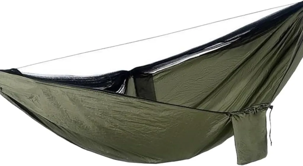 Hamock Mosquito Net Automatic Quick Opening Anti-Mosquito Hammock Outdoor Double Parachute Mosquito Net Hammock Hanmock(D)