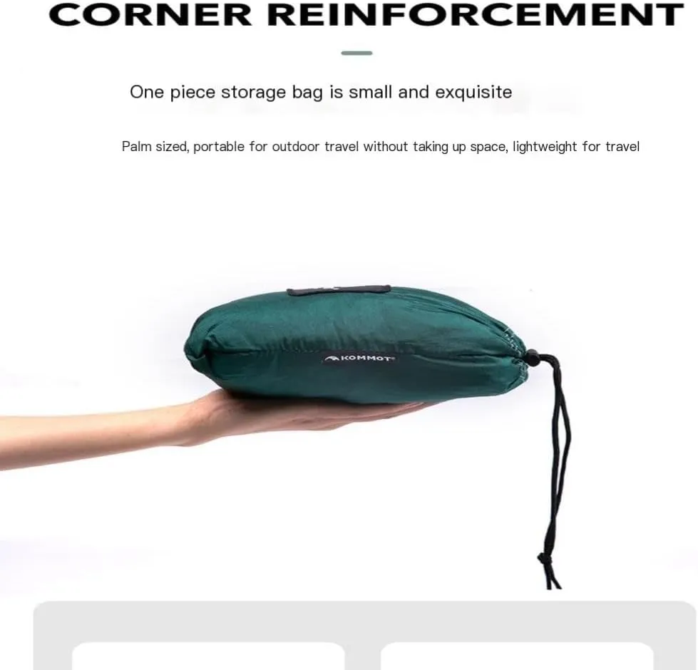 Hamock Muche Outdoor Camping Anti-Rollover Hammock Adult Outdoor Swing Ultra-Light Portable Double Hanging Chair Hanmock(B)