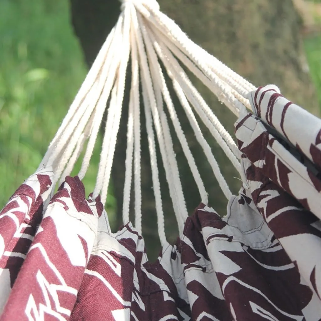 Hamock Ultra-Light Nylon Double Hammock Parachute Cloth Anti-Rollover Elastic Band Encrypted Mosquito Net Hammock Hanmock