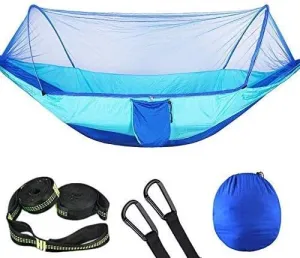 Hamocks Portable Outdoor Camping Hammock with Mosquito Net Parachute Hammocks Swing Sleeping Hammock Camping Stuff Strong and Sturdy