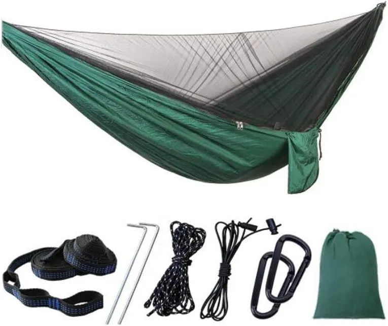 Hamock,Travel Hammock,Hammock Tent,Outdoor Hammock,Load Capacity is 200 Kg,Hammock with Mosquito Net for Outdoors, Camping, Backpacking, Hiking, Trekking