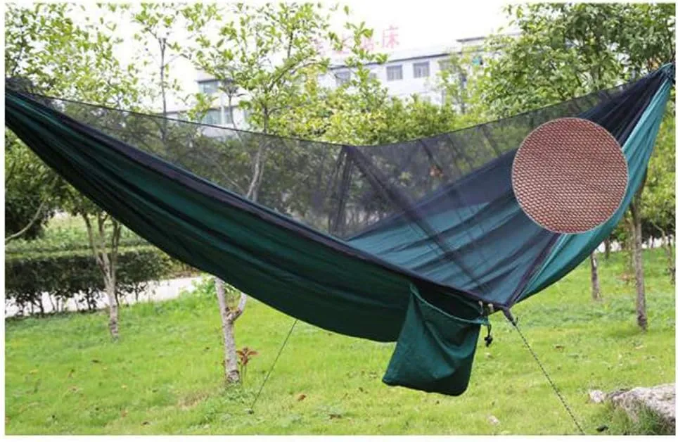 Hamock,Travel Hammock,Hammock Tent,Outdoor Hammock,Load Capacity is 200 Kg,Hammock with Mosquito Net for Outdoors, Camping, Backpacking, Hiking, Trekking