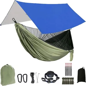 Hanging ?Chair Swing Camping Hammock, Rainfly Travel Hammock, Net Hammock, Tent, Outdoor Hiking Backpack, Travel Camping Accessories Hammock