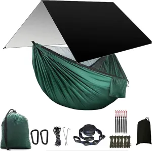 Hanging ?Chair Swing Camping Hammock, Rainfly Travel Hammock, Net Hammock, Tent, Outdoor Hiking Backpack, Travel Camping Accessories Hammock
