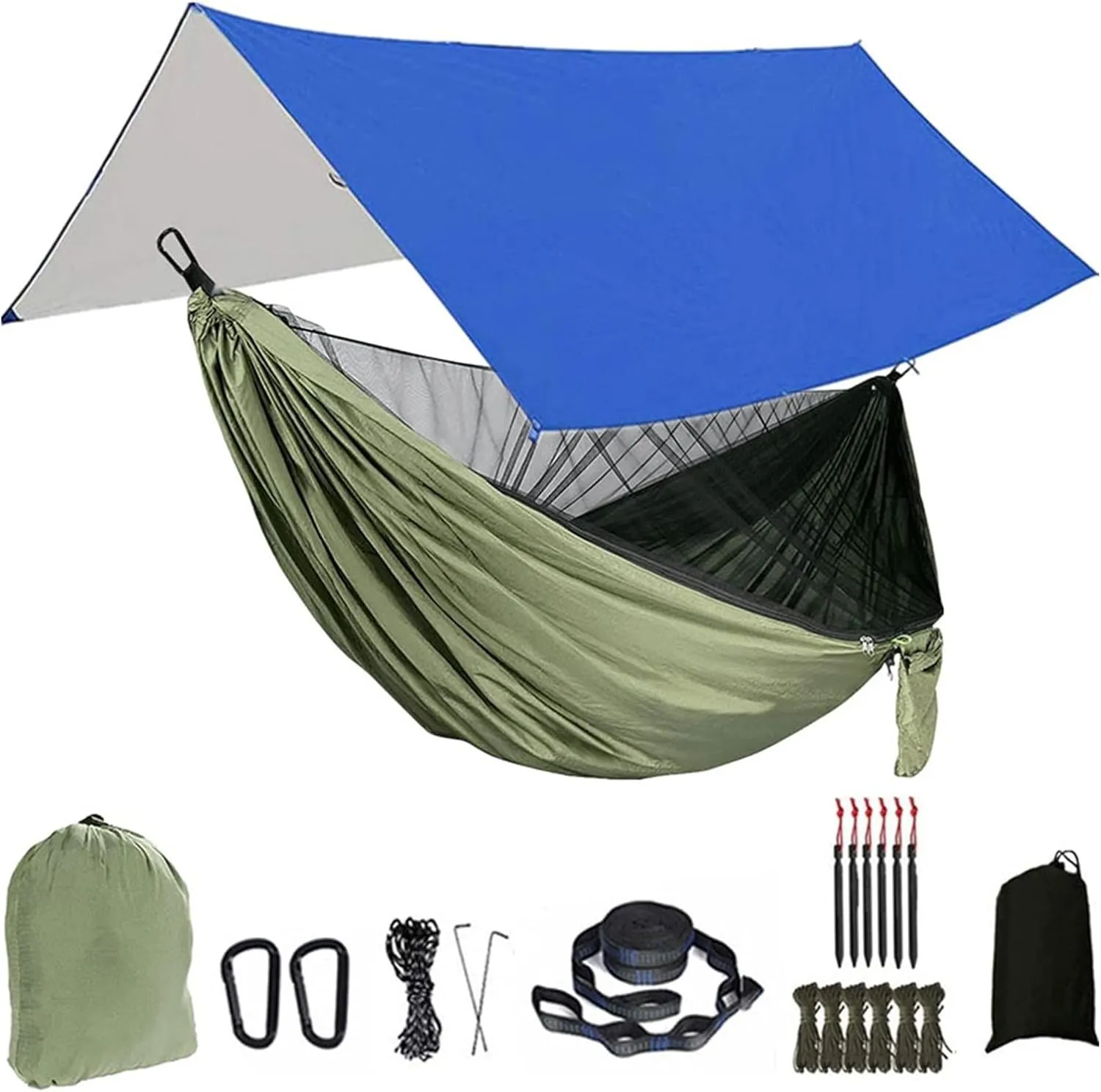 Hanging ?Chair Swing Camping Hammock, Rainfly Travel Hammock, Net Hammock, Tent, Outdoor Hiking Backpack, Travel Camping Accessories Hammock